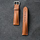 Leather watch strap with podium. Watch Straps. odalgoods (odalgoods). My Livemaster. Фото №6