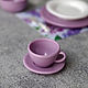 Набор для сервировки №7 в масштабе 1:6. Аксессуары для кукол и игрушек. Ferbflint. Интернет-магазин Ярмарка Мастеров.  Фото №2