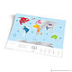 Map Of Travel Map Silver World. Decor. mybestbox (Mybestbox). My Livemaster. Фото №5
