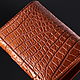 Кошелек из натуральной кожи крокодила IMA0216UK55. Кошельки. CrocShop товары из экзотической кожи. Ярмарка Мастеров.  Фото №4