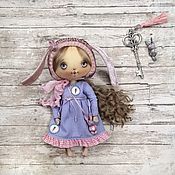 Куклы и игрушки handmade. Livemaster - original item Dolls and dolls: Doll in blue dress. Handmade.