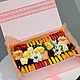 Коробка книжка с цветами и пирожными макарон. Съедобные букеты. Sharik__LUX. Интернет-магазин Ярмарка Мастеров.  Фото №2