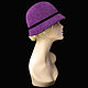 Order Plum cloche. Novozhilova Hats. Livemaster. . Hats1 Фото №3