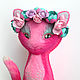 Игрушка Кошка. En Fleur, Мягкие игрушки, Бородино,  Фото №1