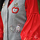 Warm vest with hand embroidery ' Mice'. Vests. KVITKA. Online shopping on My Livemaster.  Фото №2