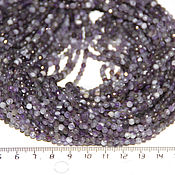 Материалы для творчества handmade. Livemaster - original item Copy of Copy of Amethyst 6 mm, Natural Amethyst, Purple stone. Handmade.