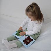 Монтессори тактильная книга, сенсорная книга, подарок для малыша