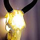 Череп большого быка с подсветкой. Маски интерьерные. Семен Белый       (Skulls Workshop). Ярмарка Мастеров.  Фото №6