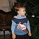 Детская безрукавка с домиками "Зимнее настроение", Жилеты, Москва,  Фото №1