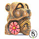 Carved mask made of wood 'Shaman with a bear'. Interior masks. Carved masks from Serg Bula. Online shopping on My Livemaster.  Фото №2