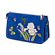 Women's satchel bag ' Embroidery irises and butterflies'. Crossbody bag. Pelle Volare. My Livemaster. Фото №4