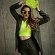 Сумка из флуоресцентных бусин LIME. Сумка через плечо. DASHKOZAK ACCESSORIES. Интернет-магазин Ярмарка Мастеров.  Фото №2