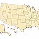 Деревянная карта мира США Арт. МЛР-243, Карты мира, Старый Оскол,  Фото №1