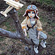 Interior doll pilot. Flights in dreams and in reality.dolls, Dolls, Mikhailovsk,  Фото №1