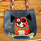 Bag shopper "Bulldog-Pirat" for children, Shopper, Novosibirsk,  Фото №1