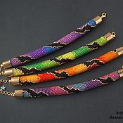 Украшения handmade. Livemaster - original item Beaded Zipper Bracelet. Handmade.