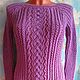 Pointelle cardigan lilac lilac, Jumpers, Penza,  Фото №1