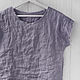 Заказать Lavender blouse made of 100% linen. LINEN & SILVER ( LEN i SEREBRO ). Ярмарка Мастеров. . Blouses Фото №3