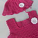 Crochet dress for baby girl 'Pink with flower'. Childrens Dress. stadnikova. Online shopping on My Livemaster.  Фото №2