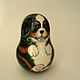Matreshka roly-poly puppy of Bernese mountain dog (with a ring)

