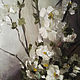 Apple branch, oil painting on canvas, white flowers in a vase. Pictures. Mariya Roeva  Kartiny maslom (MyFoxyArt). Ярмарка Мастеров.  Фото №4