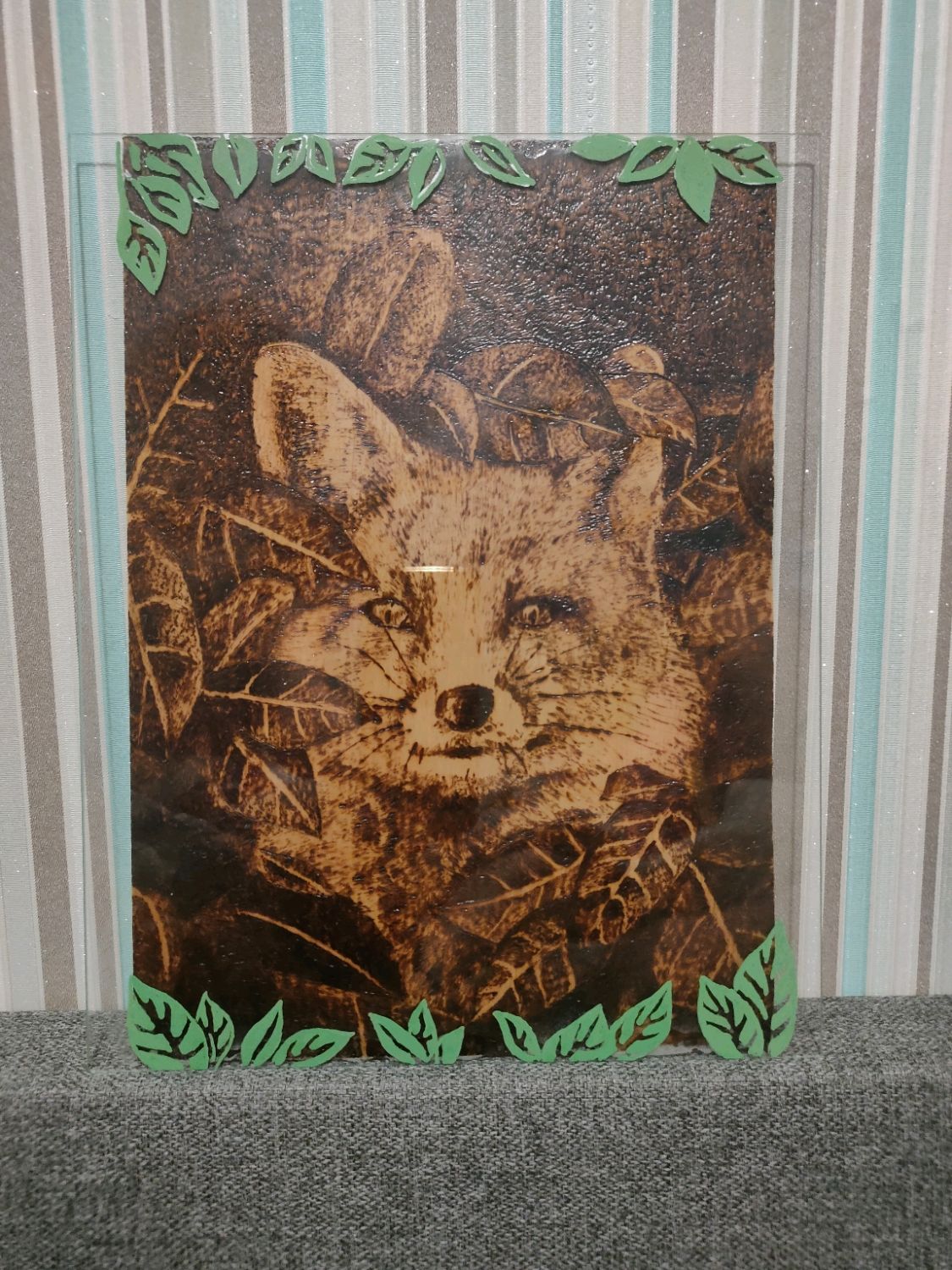 Картина "Лиса" в технике выжигание по дереву в интернет-магазине ...