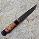 Knife 'Peshets-1' h12mf birch bark stab.karelka. Knives. Artesaos e Fortuna. Online shopping on My Livemaster.  Фото №2