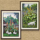  Village landscape, series. Pictures. FavoriteStitch. Online shopping on My Livemaster.  Фото №2