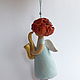 Order angel with saxophone. Bell. Ceramics. smile in clay. Livemaster. . Bells Фото №3