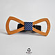 Wooden bow tie Handkerchief Mr. Pasha dark blue polka dot. Ties. Respect Accessories. Online shopping on My Livemaster.  Фото №2
