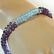 Украшения handmade. Livemaster - original item Topaz Bracelet, Alexandrite Natural beads.. Handmade.