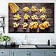 Картины на кухню Макароны спагетти 3D картина маслом на холсте, Картины, Краснодар,  Фото №1