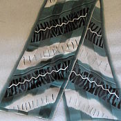 Винтаж handmade. Livemaster - original item Light scarf made of silk,vintage France. Handmade.