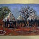 Paintings: bright African landscape interior painting AFRICA. Pictures. pictures & decor of TanyaSeptember. Online shopping on My Livemaster.  Фото №2