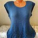 Handmade 'Sonya' vest. Vests. hand knitting from Galina Akhmedova. Online shopping on My Livemaster.  Фото №2