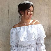 Свадебный салон handmade. Livemaster - original item Boho wedding dress 