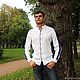 Сорочка льняная с вышивкой "Алатырь", Рубашки мужские, Москва,  Фото №1