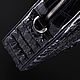 Сумка для документов из кожи крокодила IMA0551B1. Портфель. CrocShop товары из экзотической кожи. Ярмарка Мастеров.  Фото №10