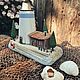 Заказать Островок с маяком из дрифтвуда. Морская Мастерская (Дрифтвуд/ Дрифтвуд арт/Driftwood). Ярмарка Мастеров. . Домики Фото №3