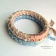 Textile bracelets silk boho 'Pastel'. Bead bracelet. Komarova Galina rusvoilok. Online shopping on My Livemaster.  Фото №2