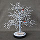Árbol de perlas de río 'snegiri'. Trees. Island needlework. My Livemaster. Фото №4