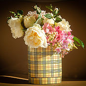 Цветы и флористика handmade. Livemaster - original item Pots: Oval flower pot. Gypsum ceramics.. Handmade.