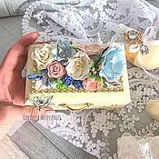 Свадебный салон ручной работы. Ярмарка Мастеров - ручная работа Caja de joyería de los anillos. Handmade.