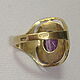 Silver Ring Corundum Amethyst Silver 875 Star vintage USSR. Vintage ring. Aleshina. Online shopping on My Livemaster.  Фото №2
