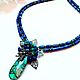 Necklace with lapis lazuli and variscite, Necklace, Moscow,  Фото №1