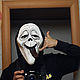 Маска Очень Страшное Кино Крик Wazzapp mask Scream. Карнавальные маски. Качественные авторские маски (Magazinnt). Ярмарка Мастеров.  Фото №6