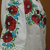 Embroidered tunic (China rose) ZhT5-044