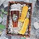 Handmade soap set 'Beer with cheese', Gifts for February 23, Lomonosov,  Фото №1