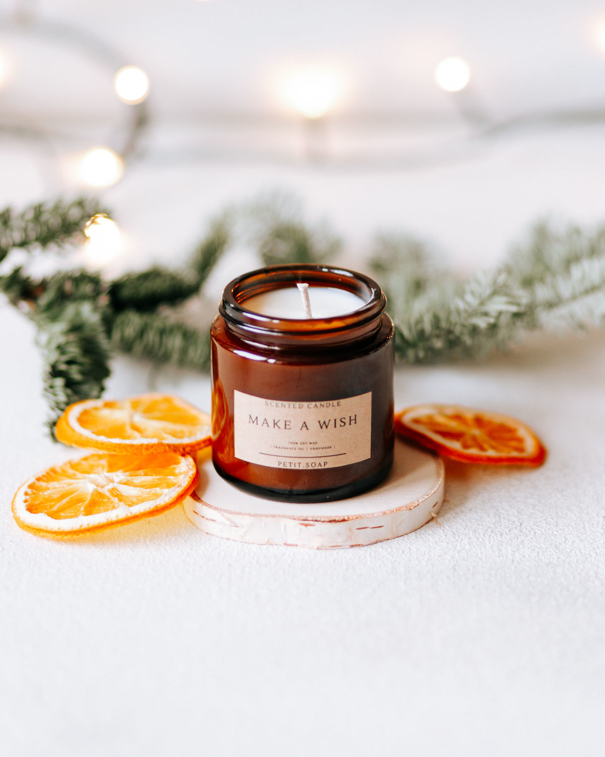 Ароматическая свеча 100 мл в янтарной банке в интернет-магазине на ...