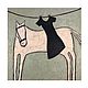 Картина маслом Белая лошадь Стильная картина, Картины, Санкт-Петербург,  Фото №1